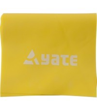 Резинка сопротивления Yate, 120x12 см – мягкая, жёлтая