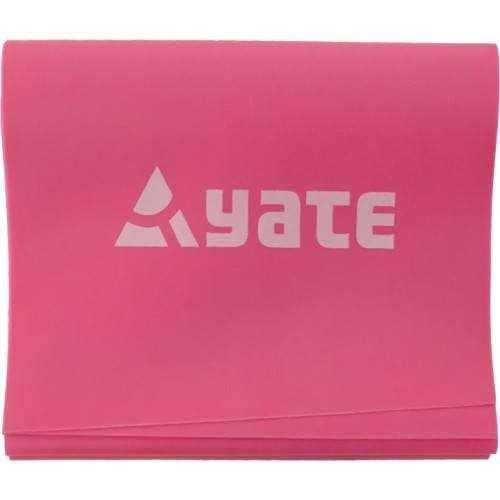 Резинка для фитнеса Yate, 200x12 см, средняя, красная
