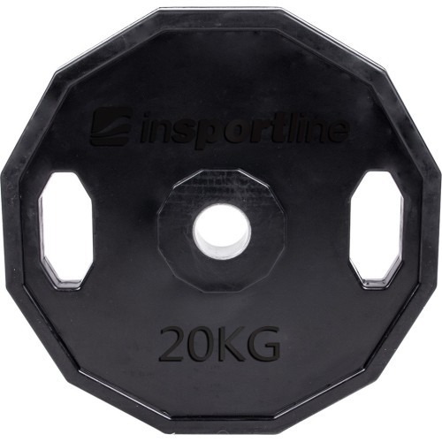 Rubber Coated Olympic Weight Plate inSPORTline Ruberton 20kg