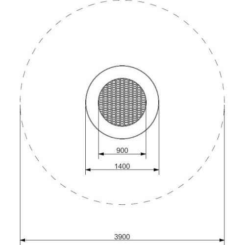 Trampoline Inter-Play Rado 140 WP