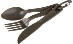 US OD POLYCARBONATE 3-PCS. EATING UTENSIL