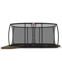 BERG Ultim Champion FlatGround 500 Black + apsauginis tinklas DLX XL