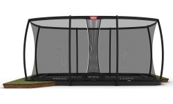 BERG Ultim Champion FlatGround 500 Black + apsauginis tinklas DLX XL