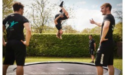 Грунтовой батут BERG Sports Champion FlatGround 330, круглый, серый