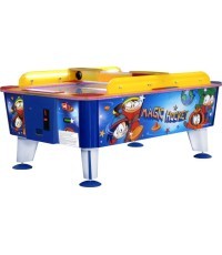 Аэрохоккей Magic Outdoor, 163x107 см, сине-жёлто-белый, для коммерческого использования, без монетоприёмника