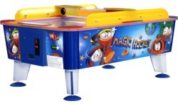 Oro ritulio stalas Magic Outdoor, 163x107 cm, mėlyna-geltona-balta, komerciniam naudojimui, be monetų priėmiklio