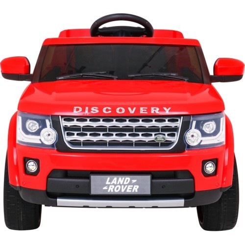 Elektromobilis Land Rover Discovery, raudonas