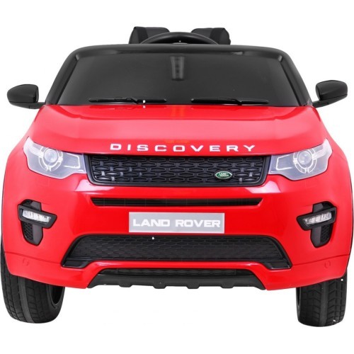 Elektromobilis Land Rover Discovery, raudonas