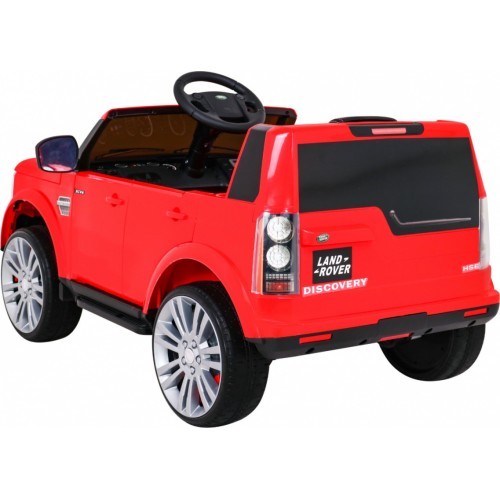 Электромобиль Land Rover Discovery, красный