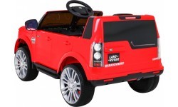 Elektromobilis Land Rover Discovery, raudonas