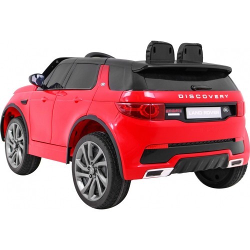 Электромобиль Land Rover Discovery, красный
