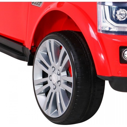 Электромобиль Land Rover Discovery, красный