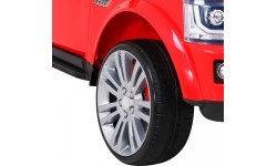 Elektromobilis Land Rover Discovery, raudonas