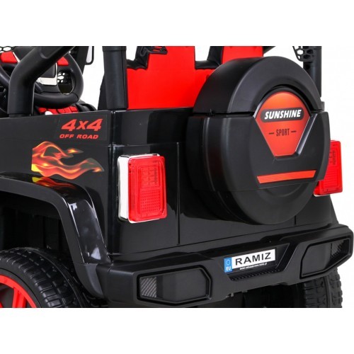 Elektromobilis Raptor DRIFTER 4x4 Flames