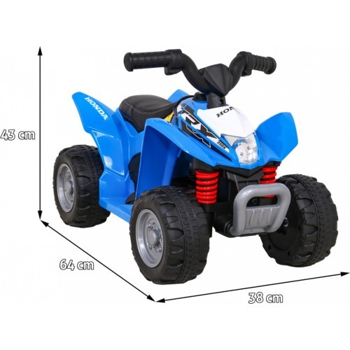 Keturratis Honda 250X TRX, mėlynas