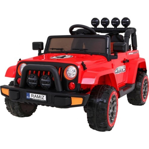 Full Time off-road vehicle 4WD Red