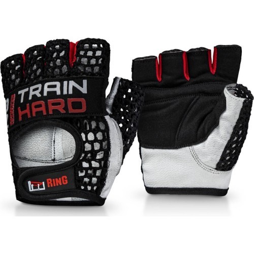 Fitness Gloves inSPORTline Pawoke - Black-White