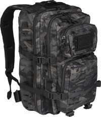 Штурмовой рюкзак Dark Camo, лазерная резка, LG