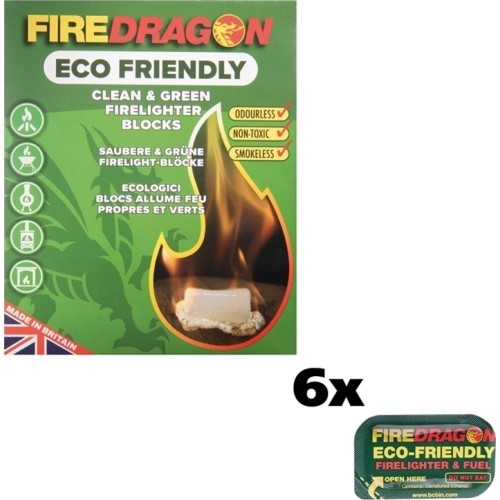 Fire Dragon kuras, 6 vnt.