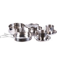 COOK SET STAINLESS STEEL 8-PCS.