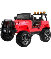 The Monster Jeep 4x4 raudonas