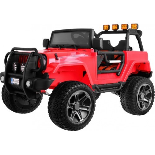 The Monster Jeep 4x4 raudonas
