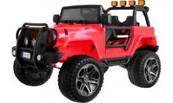 The Monster Jeep 4x4 raudonas