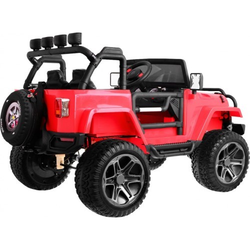 The Monster Jeep 4x4 raudonas