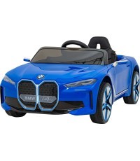 Электромобиль BMW I4 синий