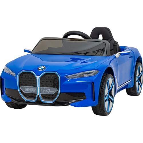 Электромобиль BMW I4 синий