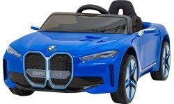 Электромобиль BMW I4 синий