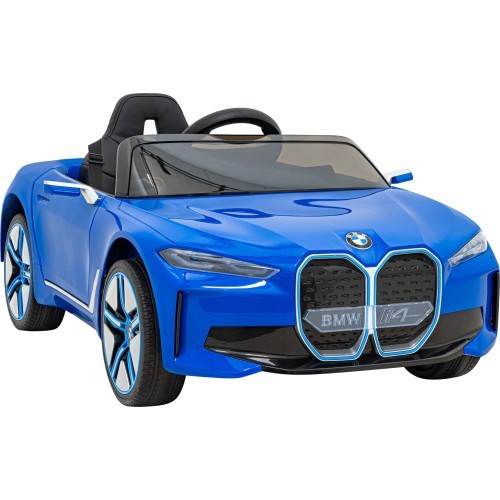 Elektromobilis BMW I4 mėlynas