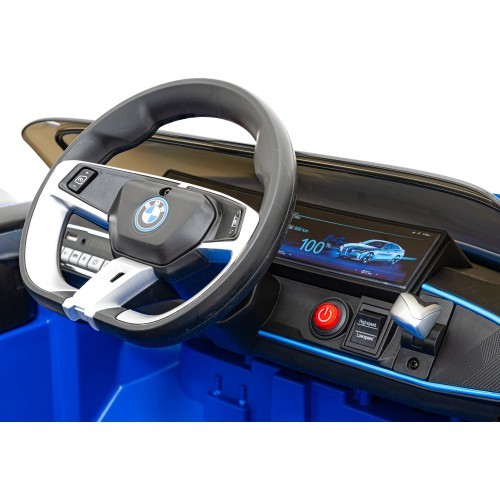 Электромобиль BMW I4 синий