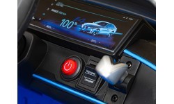 Elektromobilis BMW I4 mėlynas