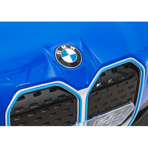 Elektromobilis BMW I4 mėlynas