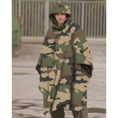 CCE Camo Ripstop lietaus poncas