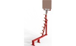 PIT-SIDE ACCESS PLATFORM ON FIXED SUPPORT + SECURITY KIT WITH BEDDING (*)