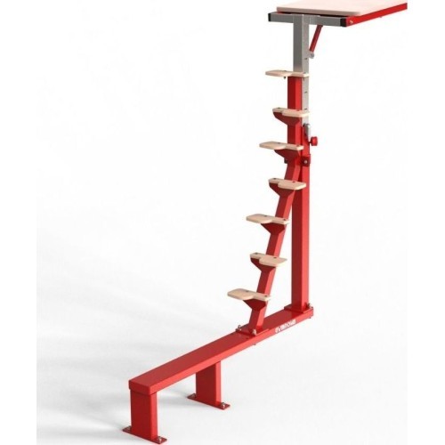 PIT-SIDE ACCESS PLATFORM ON FIXED SUPPORT + SECURITY KIT WITH BEDDING (*)