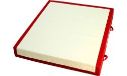 TRADITIONAL LANDING MAT FOR RINGS - BEAM - ASYMMETRIC, PARALLEL AND HIGH BARS - WITH BIB ON THE SIDE - 200 x 230 x 20 cm