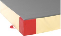 Papildomas apsauginis kilimėlis, vientiso tankio, PVC ir džersio užvalkalas, 300 x 200 x 30 cm