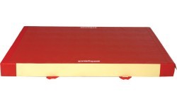 Gimnastikos apsauginis kilimėlis 3 x 1,5 m x 20 cm su lipdukais (naudotas)