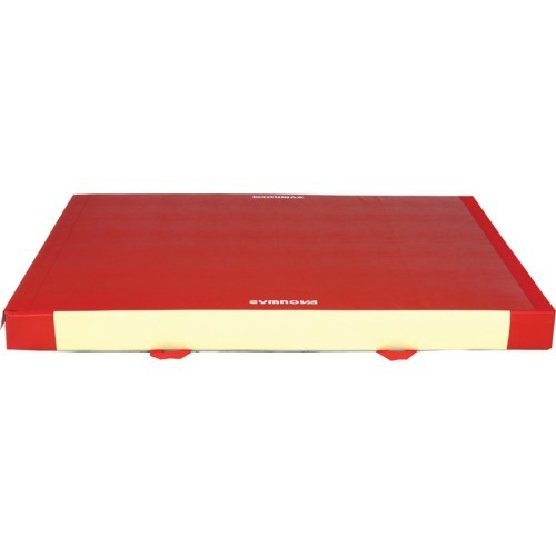 SAFETY MAT FOR APPARATUS LANDING - DUAL DENSITY - PVC COVER - WITH ATTACHMENT STRIPS - 240 x 200 x 20 cm