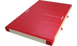 SAFETY MAT FOR APPARATUS LANDING - DUAL DENSITY - PVC COVER - WITH ATTACHMENT STRIPS - 300 x 200 x 20 cm