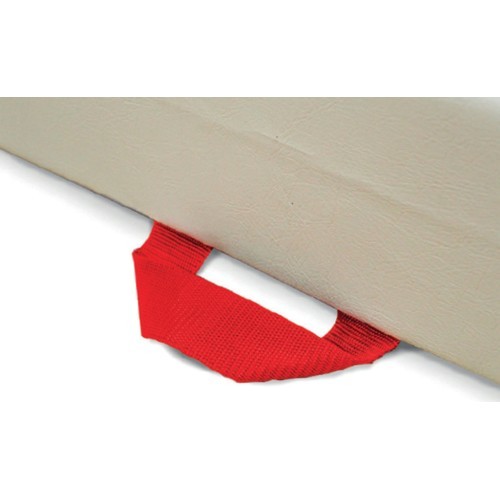 Papildomas apsauginis kilimėlis, vientiso tankio, PVC ir džersio užvalkalas, 200x140x10 cm