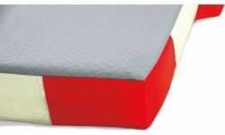 ADDITIONAL SAFETY MAT - SINGLE DENSITY - PVC AND JERSEY COVER - 200 x 140 x 10 cm