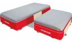 LANDING BLOCK - SMALL COMFORT MAT - PVC AND JERSEY COVER - 200 x 150 x 65 cm
