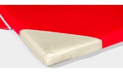 5 gimnastikos kilimėlių komplektas mokykloms, PVC, su tvirtinimo juostomis ir sustiprintais kampais, 200 x 100 x 4 cm