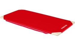 Mokyklinis kilimėlis su PVC danga, tvirtinimo juostomis ir sustiprintais kampais, 200 x 100 x 4 cm
