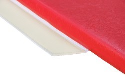 MAT FOR SCHOOL - PVC COVER - WITH ATTACHMENT STRIPS - WITHOUT REINFORCED CORNERS - 200 x 100 x 5 cm