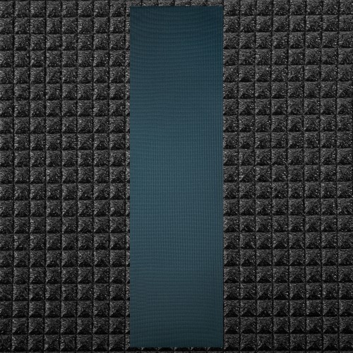 A two-layer sleeping pad with increased mechanical resistance 180x50x1 cm green Spokey CAMPER